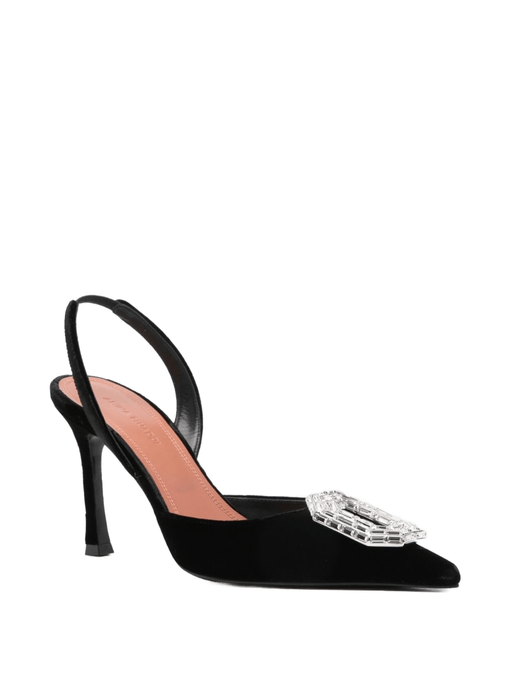 Amina Muaddi Black Heel Glam Steals