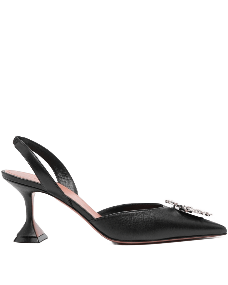 Amina Muaddi Black Heel Glam Steals