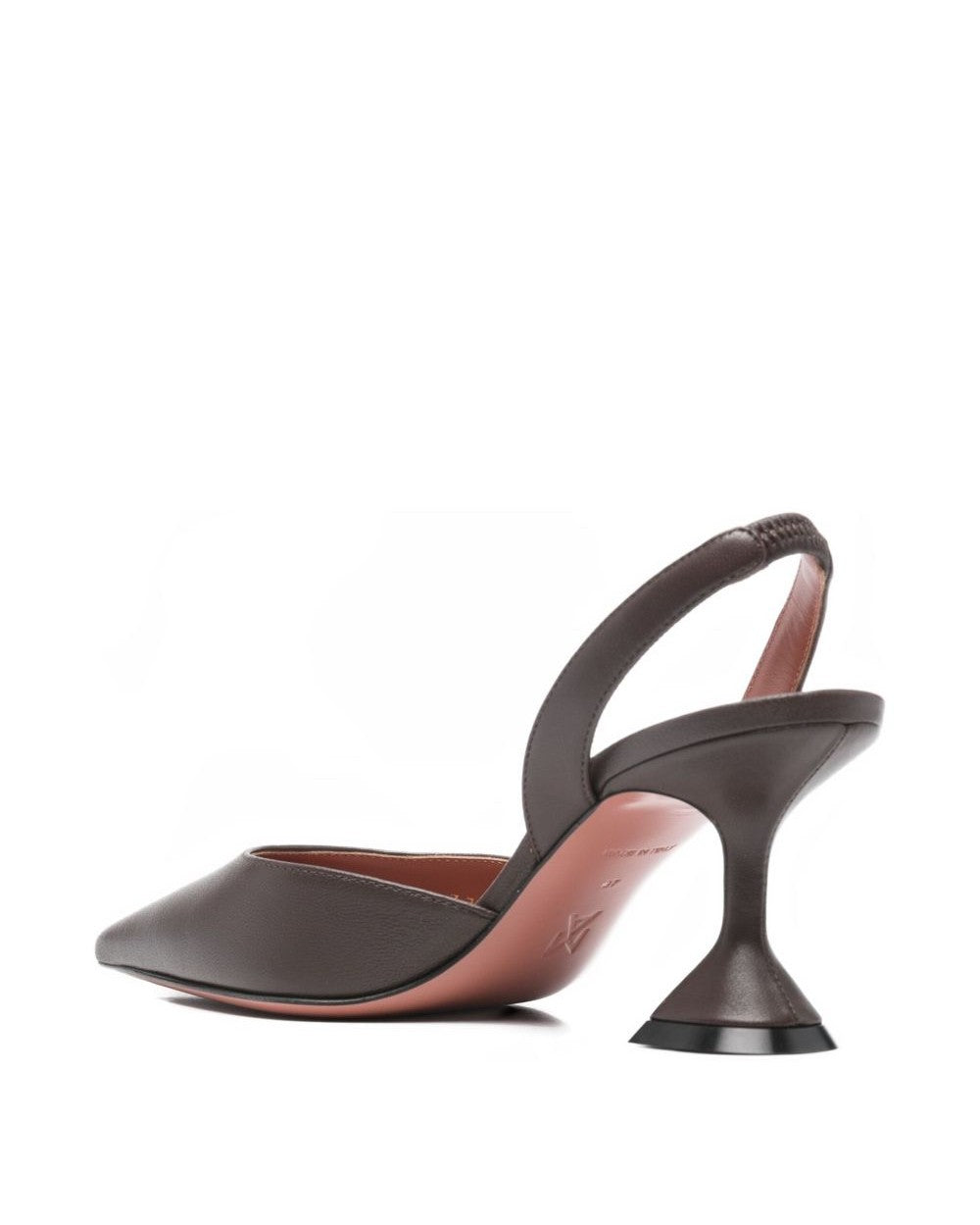 Amina Muaddi Brown Heel Glam Steals