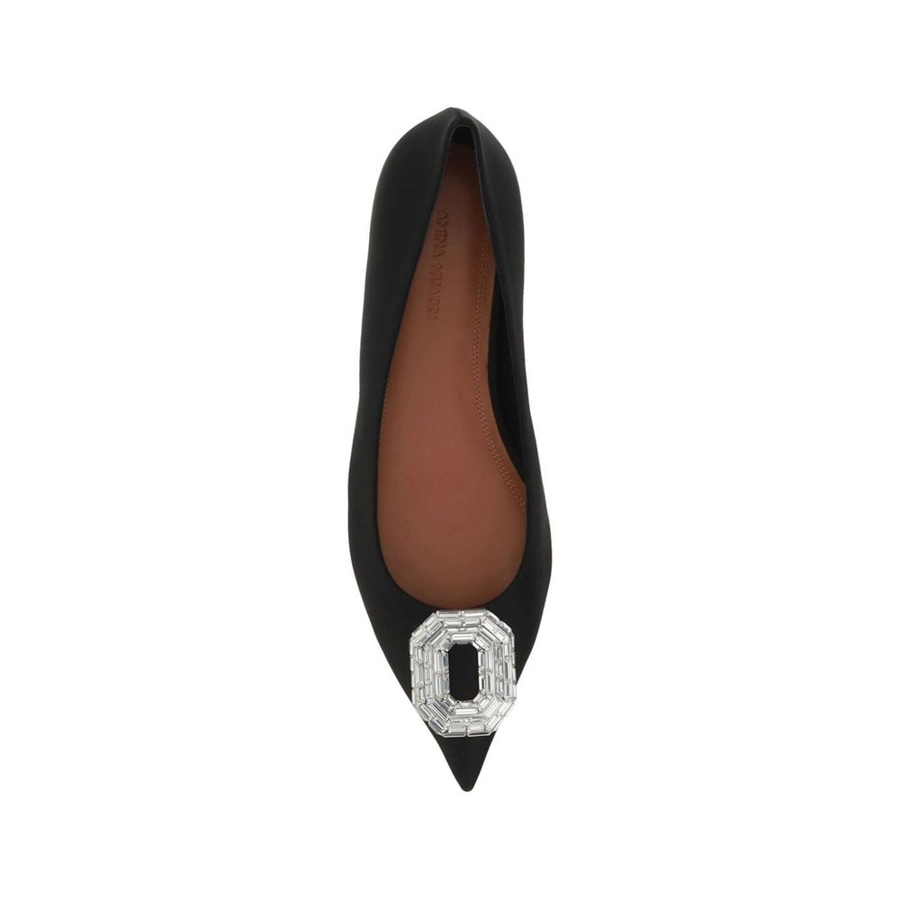 Amina Muaddi Camellia Ballerina Flats Glam Steals