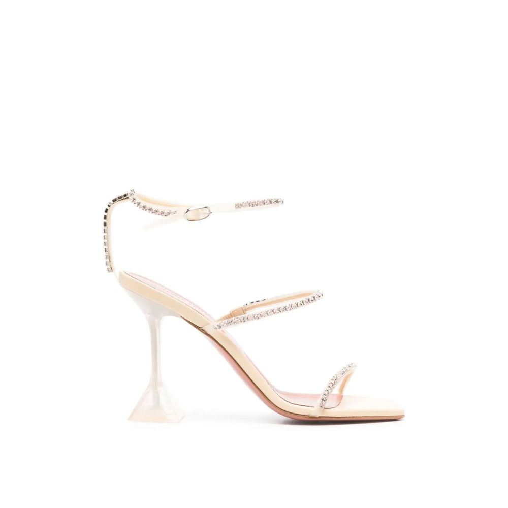 Amina Muaddi Gilda 105Mm Sandals Glam Steals