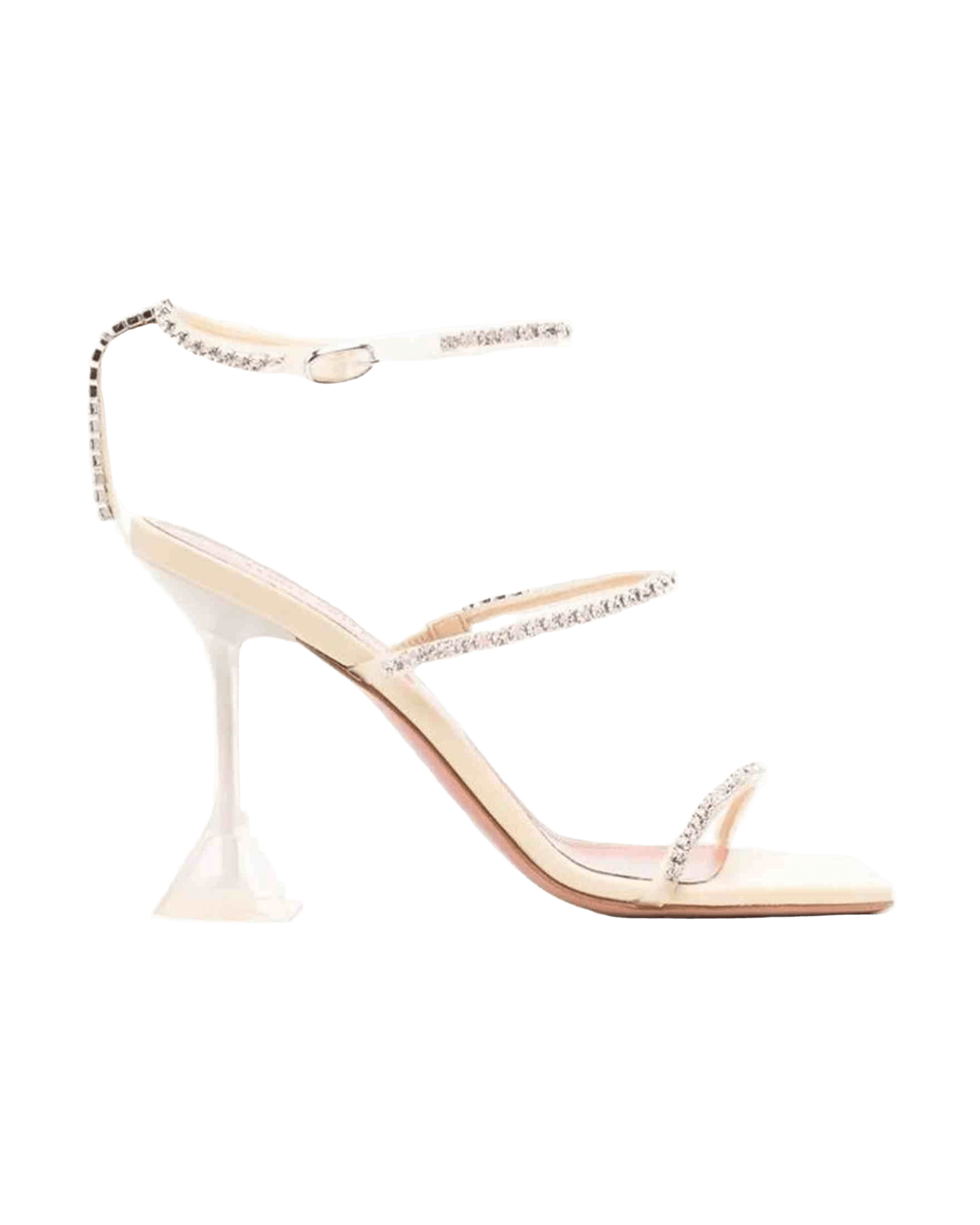 Amina Muaddi Gilda 105Mm Sandals Glam Steals