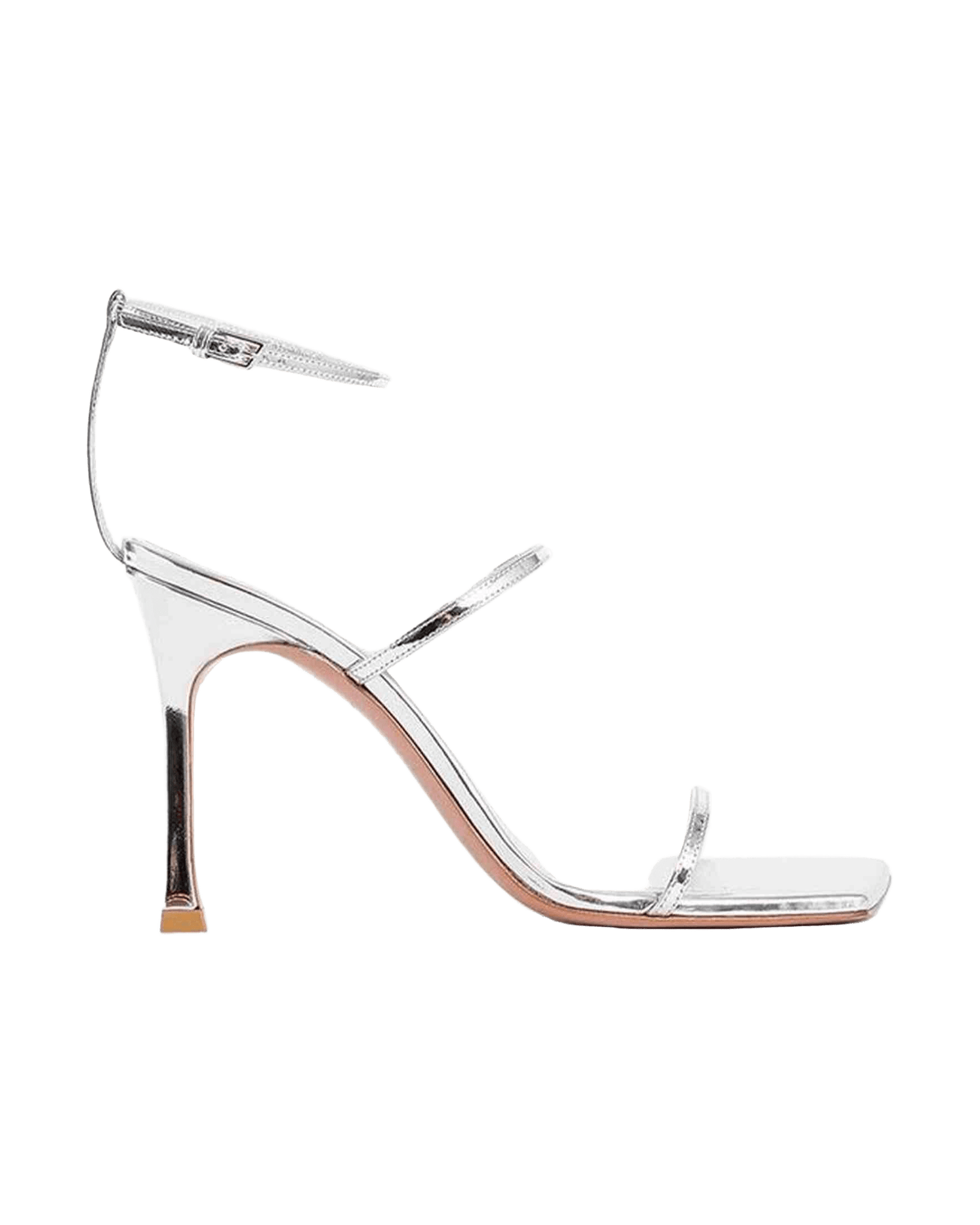 Amina Muaddi Leather Maya Sandals Glam Steals