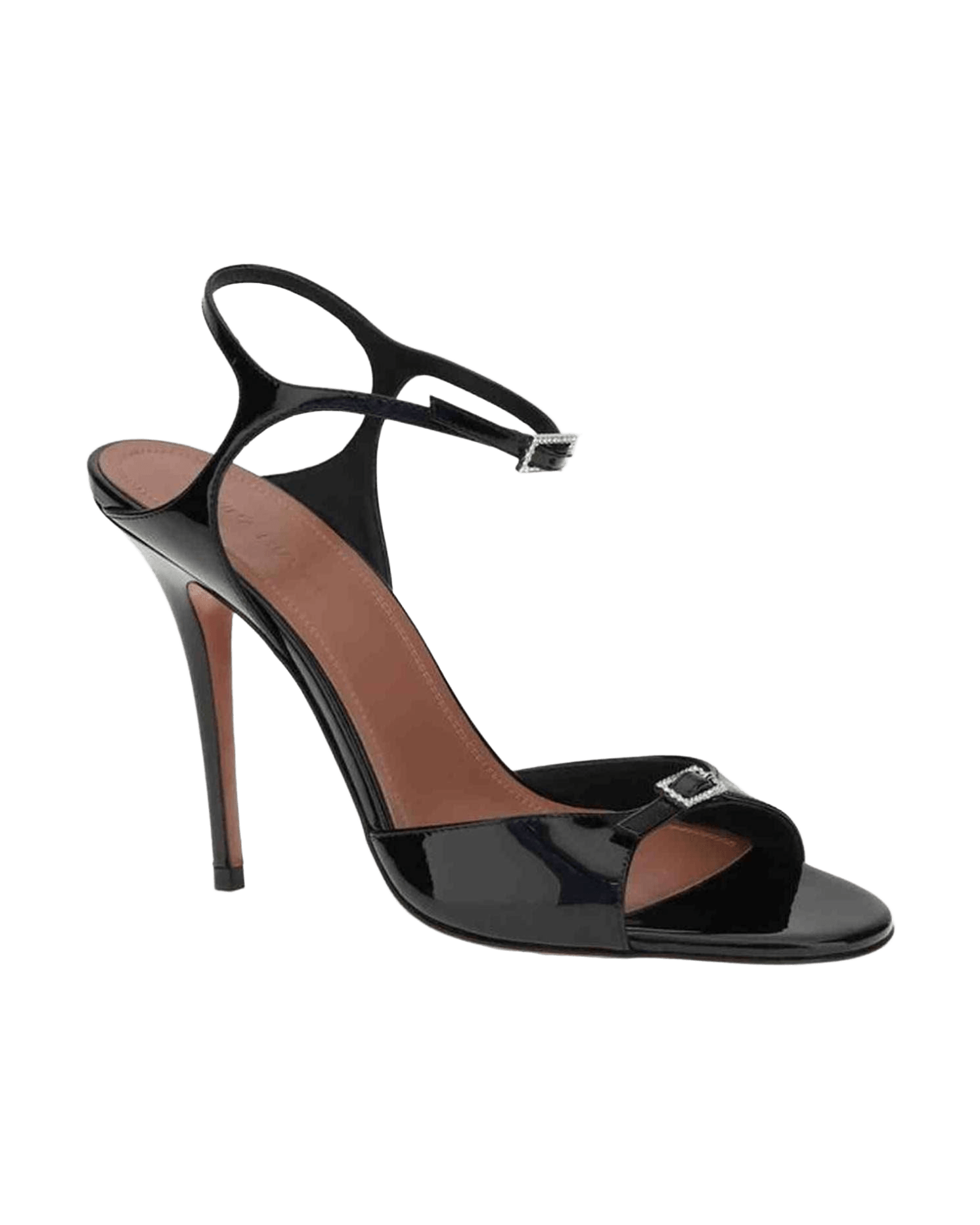 Amina Muaddi Leather Patent Adut Sandals Glam Steals