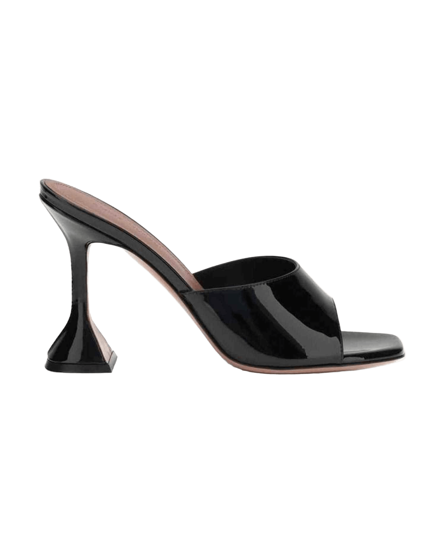 Amina Muaddi Leather Patent Lupita Sandals Glam Steals
