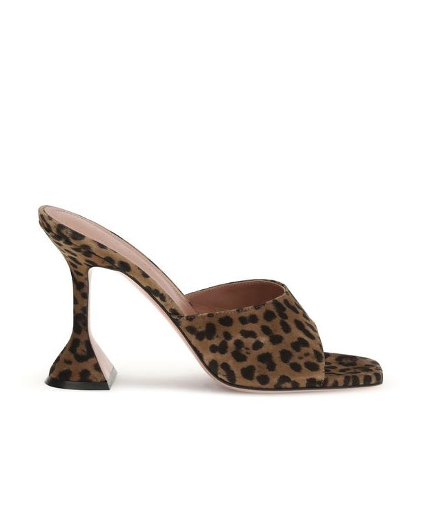 Amina Muaddi Leopard-print Lupita Sandals Glam Steals