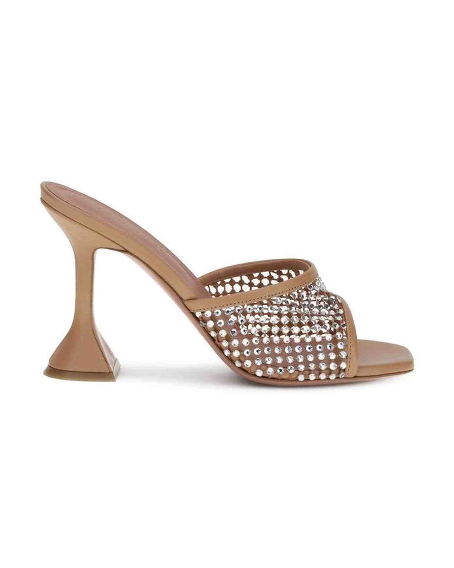 Amina Muaddi Lupita Crystal Sandals Glam Steals