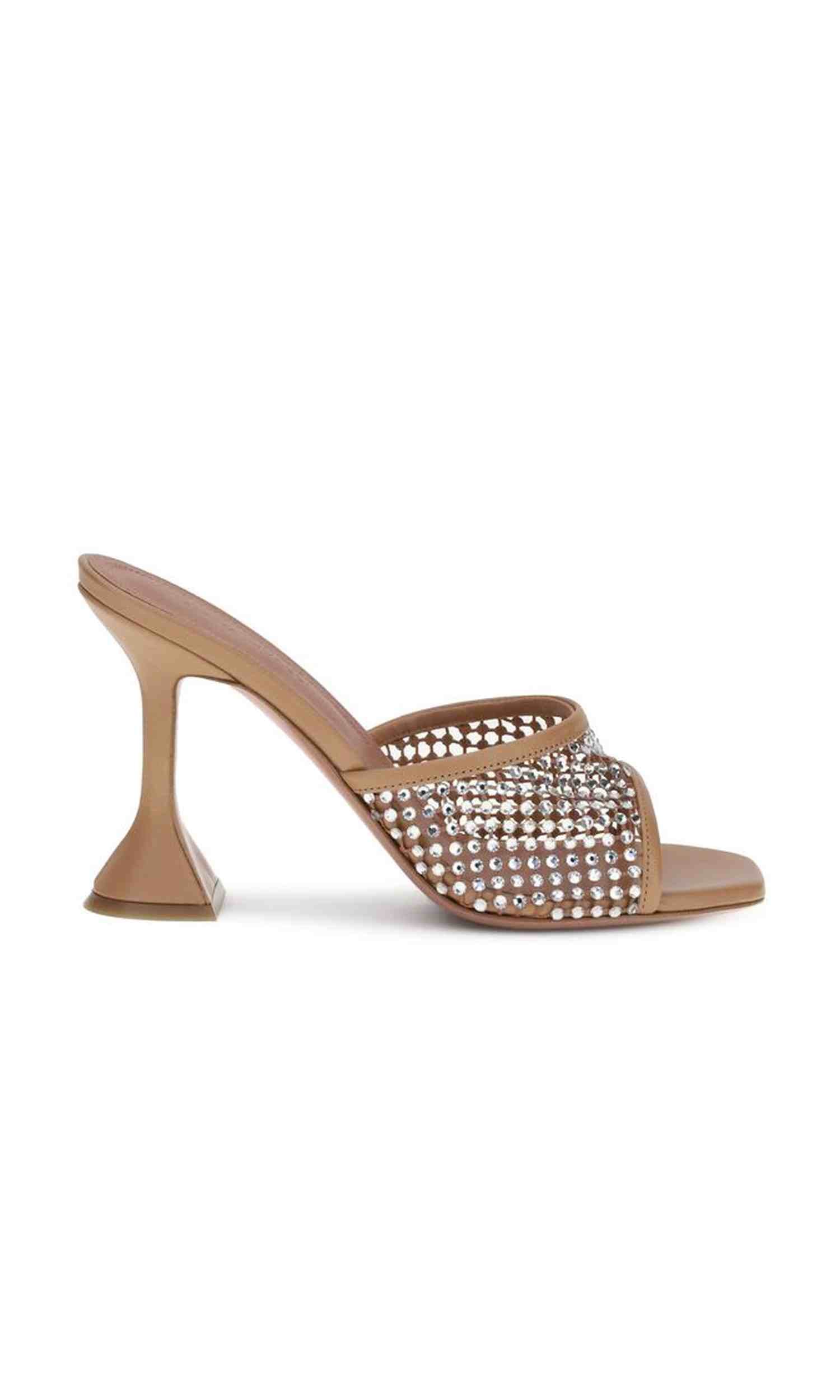 Amina Muaddi Lupita Crystal Sandals Glam Steals