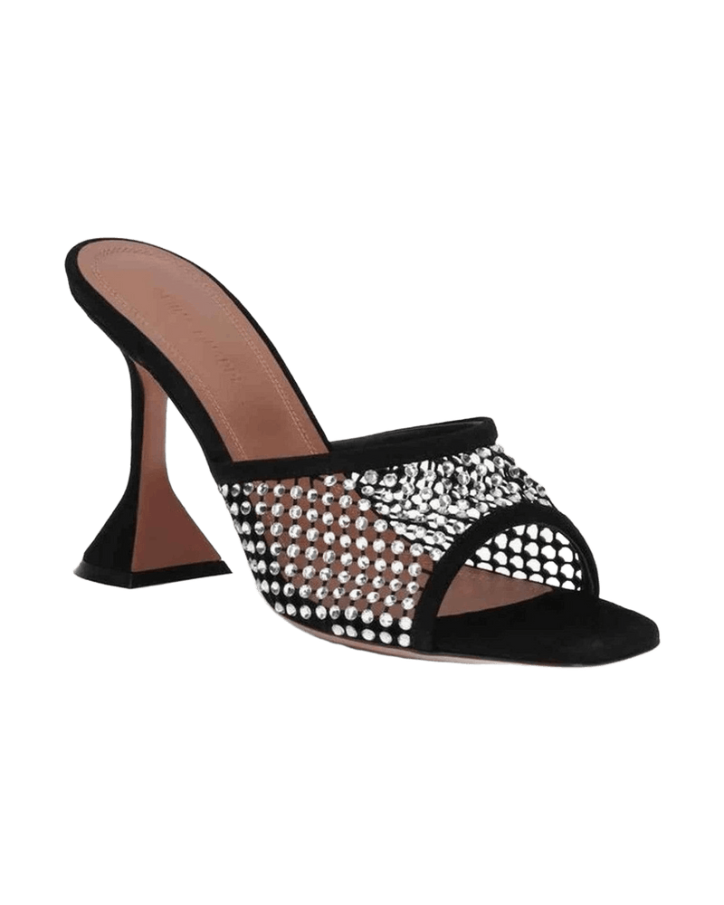 Amina Muaddi Lupita Crystal Sandals Glam Steals