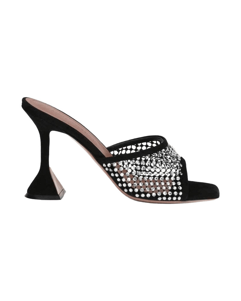 Amina Muaddi Lupita Crystal Sandals Glam Steals