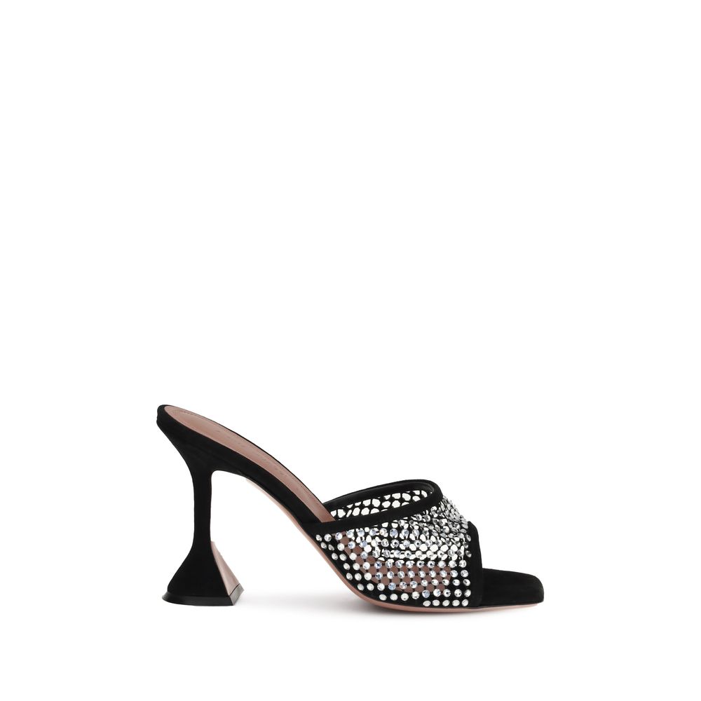 Amina Muaddi Lupita Crystal Sandals Glam Steals