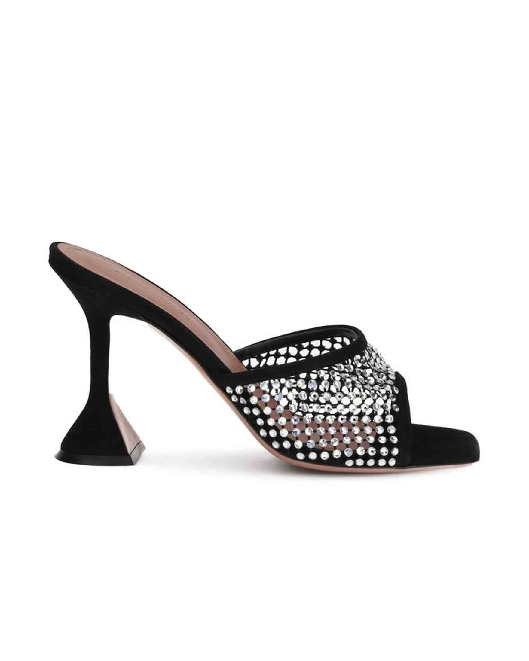 Amina Muaddi Lupita Crystal Sandals Glam Steals