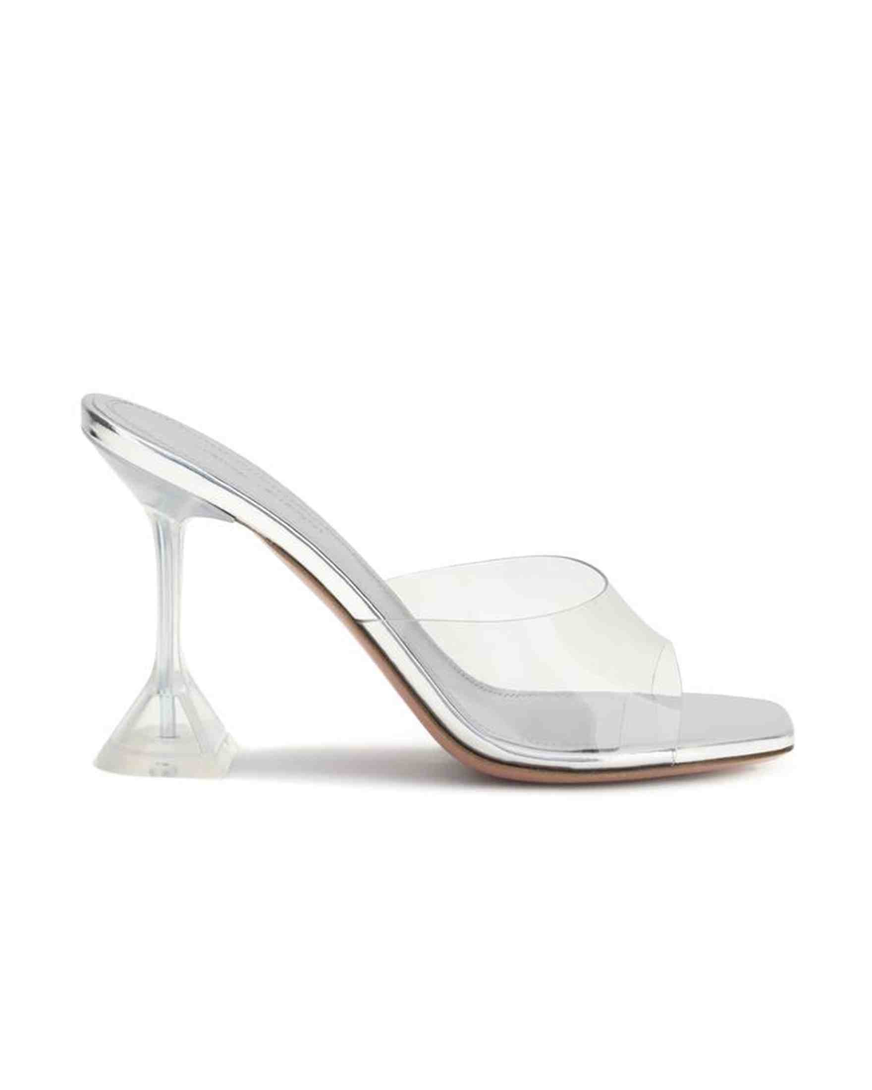 Amina Muaddi Lupita Glass Sandals Glam Steals