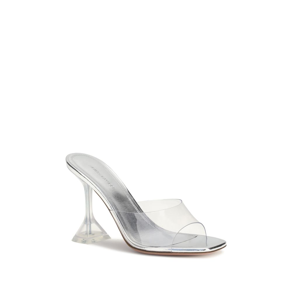 Amina Muaddi Lupita Glass Sandals Glam Steals