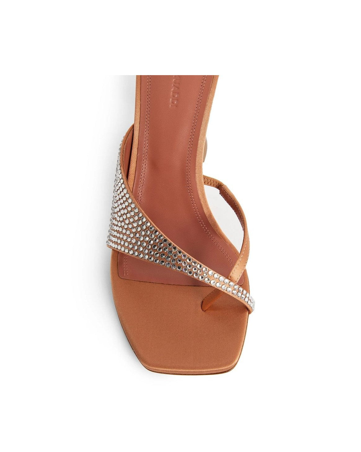 Amina Muaddi Orange Silk Mules Glam Steals