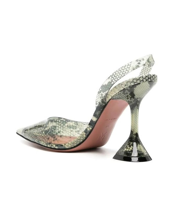 Amina Muaddi Pvc High Heel Pumps Glam Steals