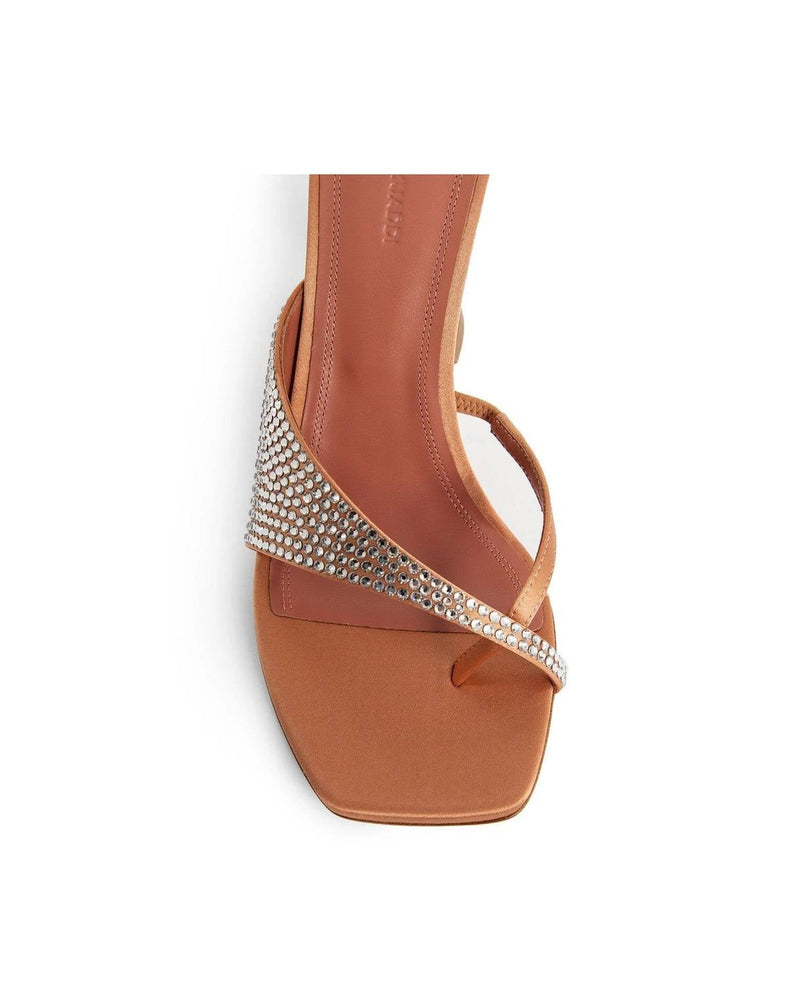 Amina Muaddi Shiona Slipper Crystals 95 Mules Glam Steals