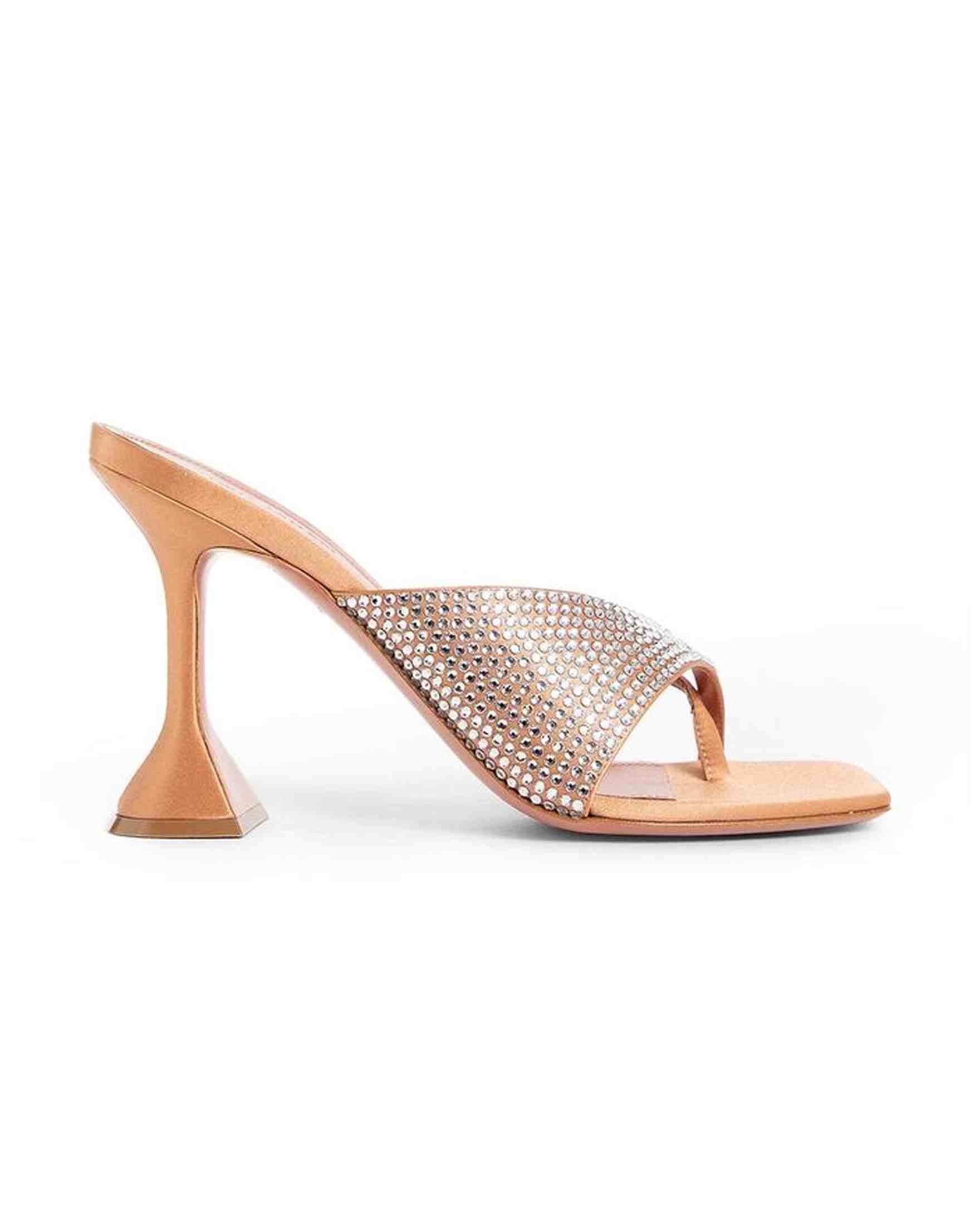 Amina Muaddi Shiona Slipper Crystals 95 Mules Glam Steals