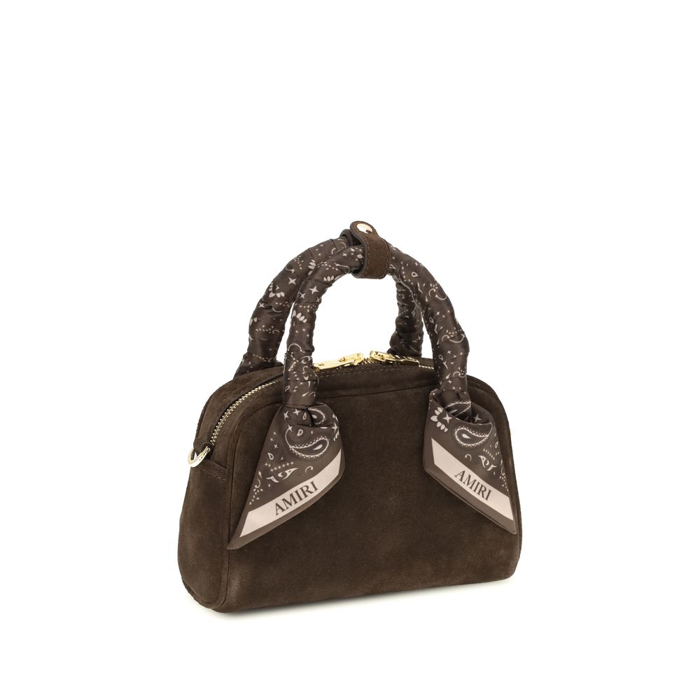 Amiri Brown Calf Leather Bos Taurus Shoulder Bag Glam Steals