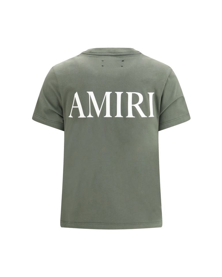 Amiri Green Cotton T-shirt Glam Steals