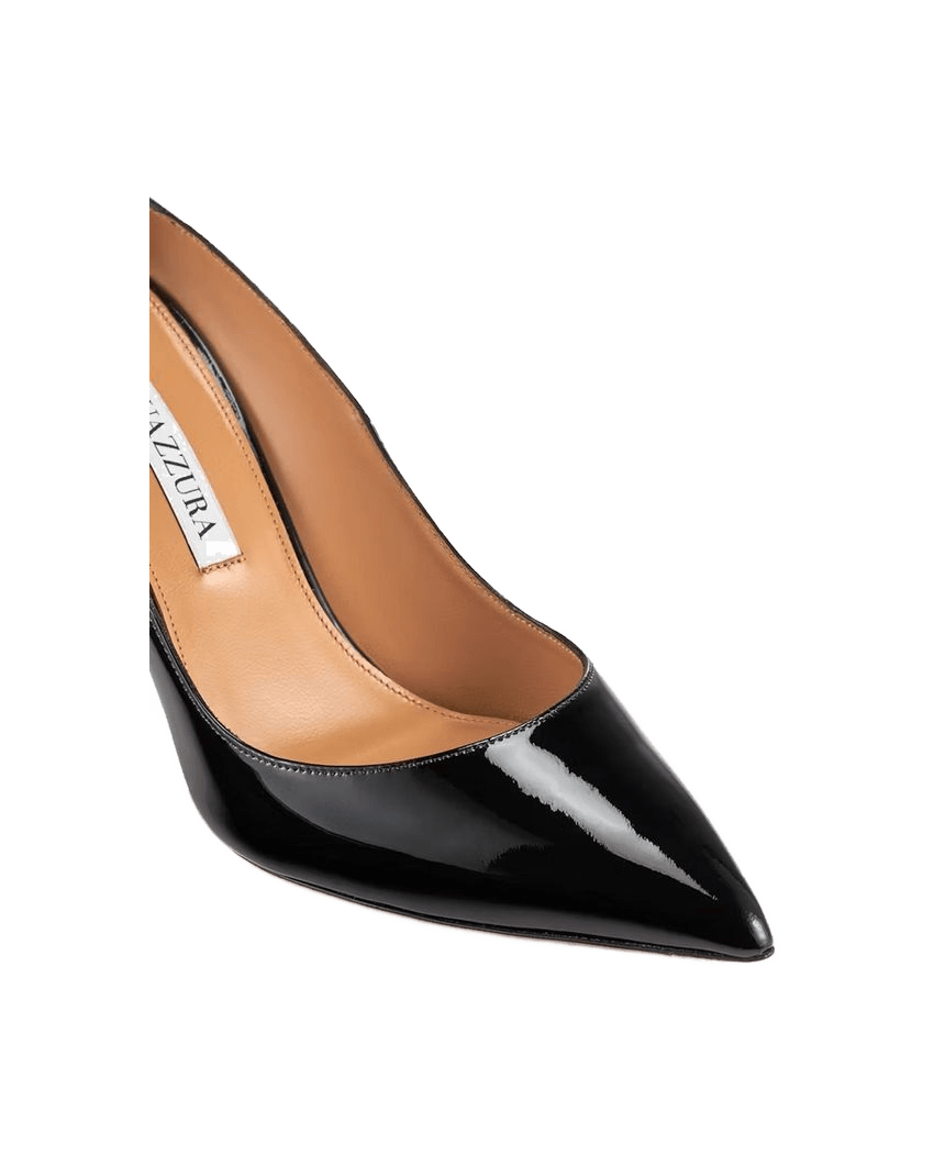 Aquazzura Black Patent Calfskin Heels Glam Steals