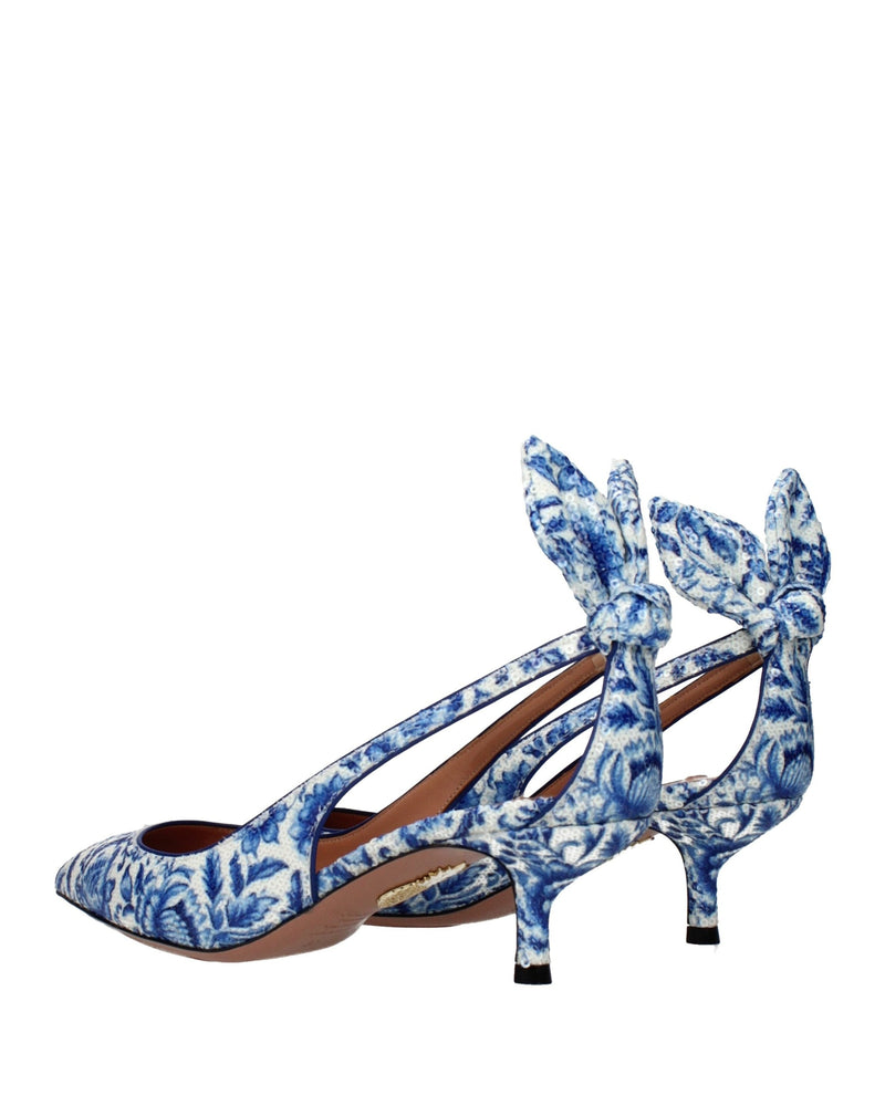 Aquazzura Blue Paillettes High Heel Pumps Glam Steals
