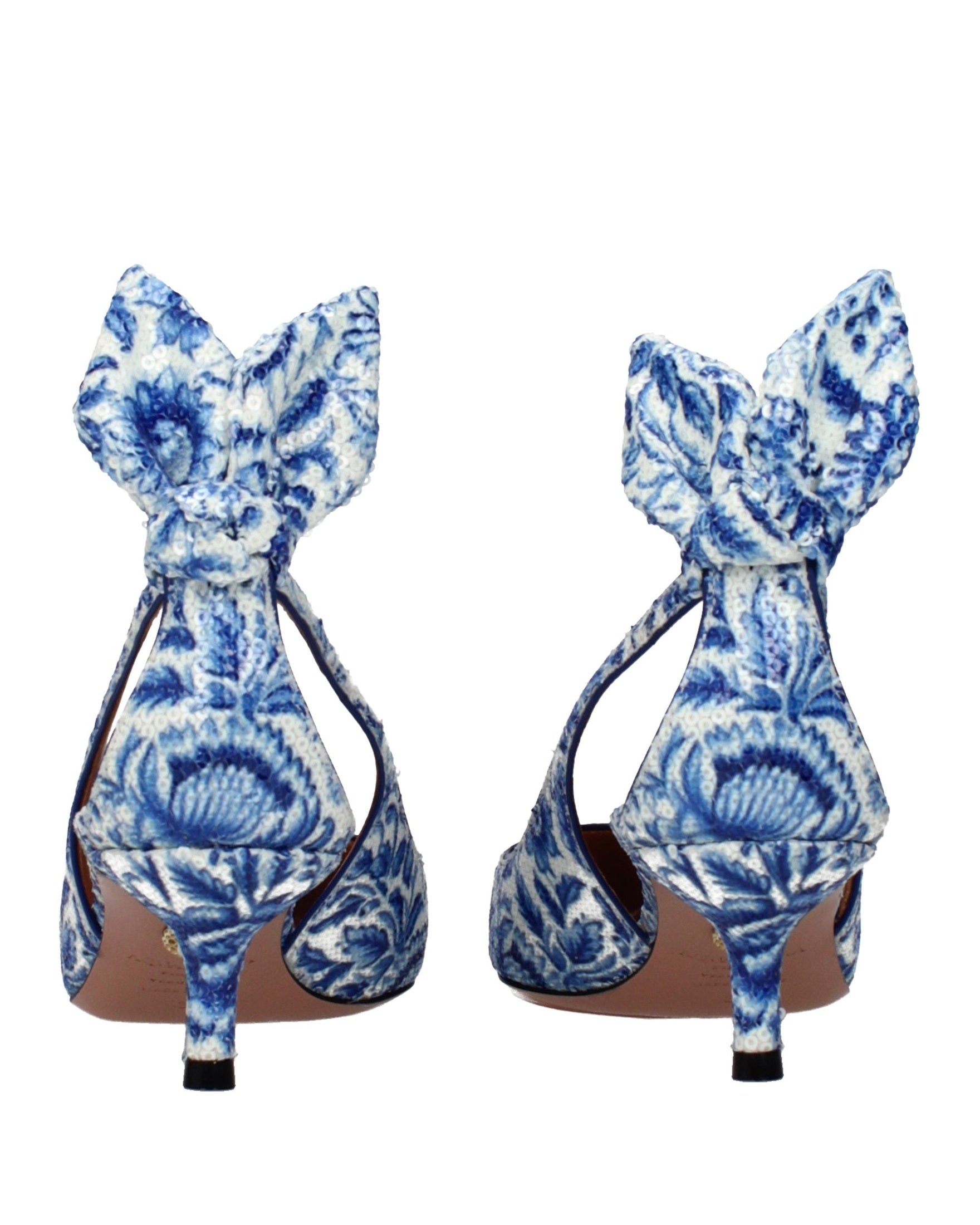 Aquazzura Blue Paillettes High Heel Pumps Glam Steals