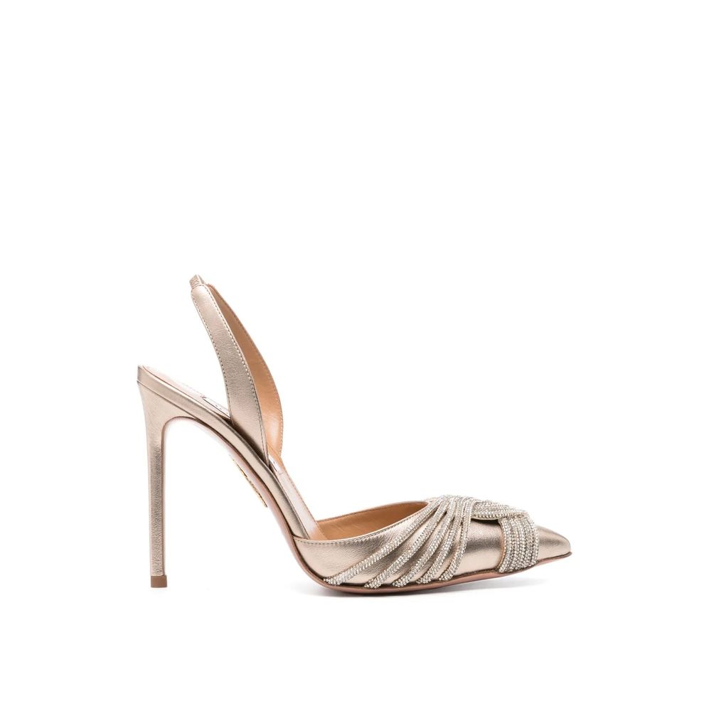 Aquazzura Leather Gatsby 105 Pumps Glam Steals