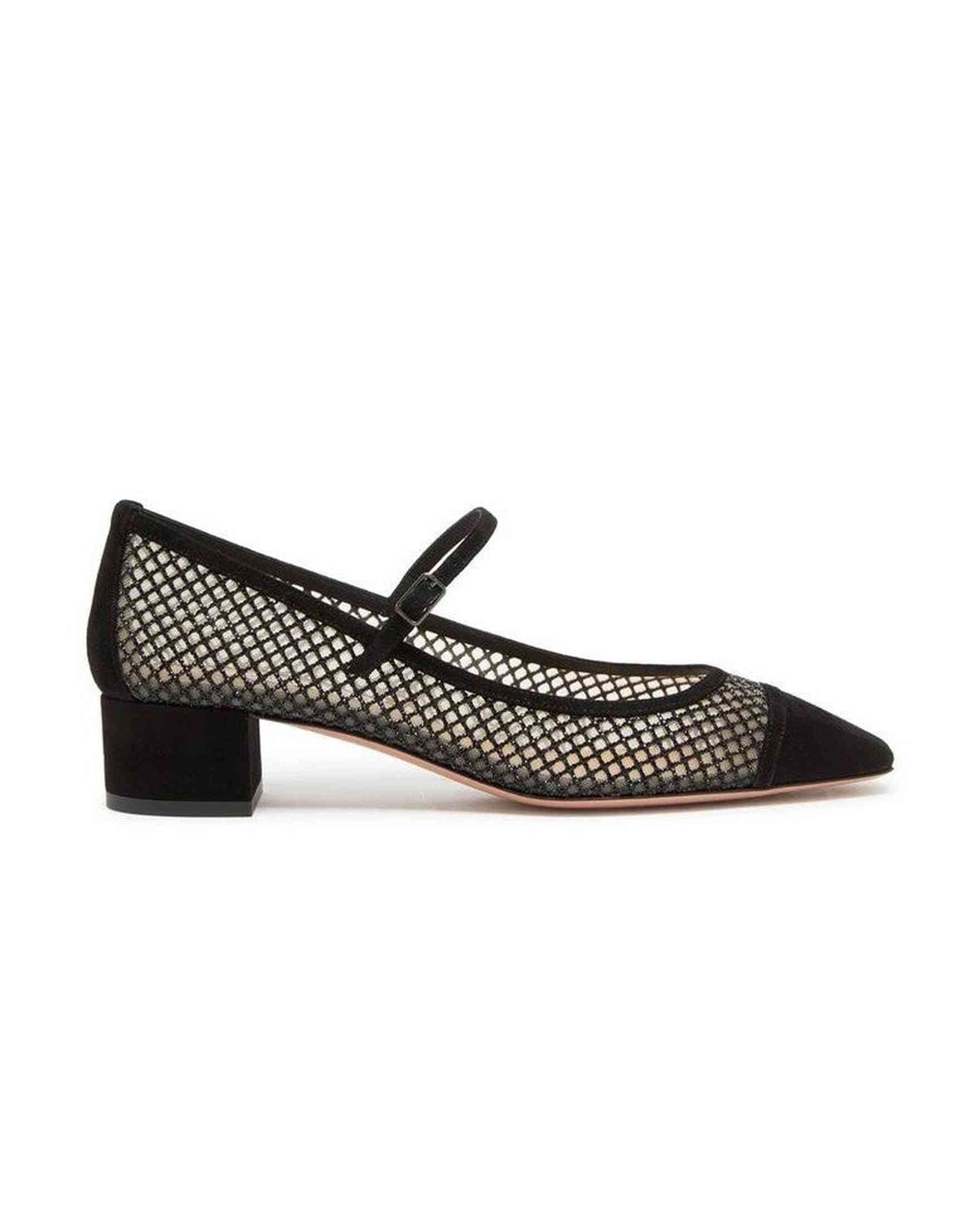 Aquazzura Mesh Mayor Crystals Pumps 35 Glam Steals