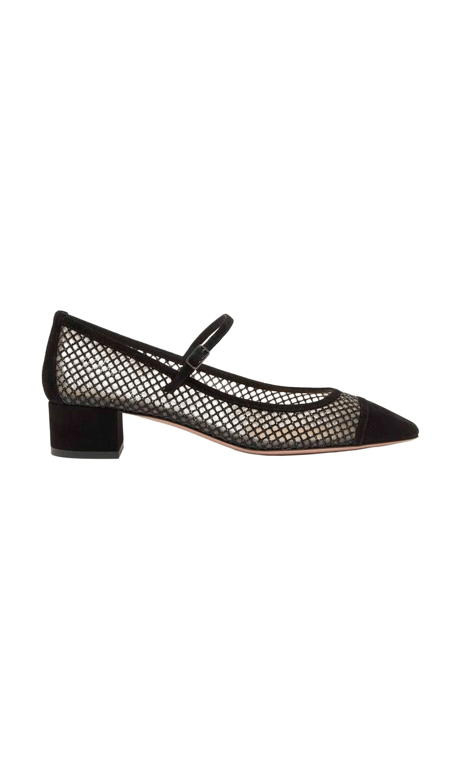 Aquazzura Mesh Mayor Crystals Pumps 35 Glam Steals