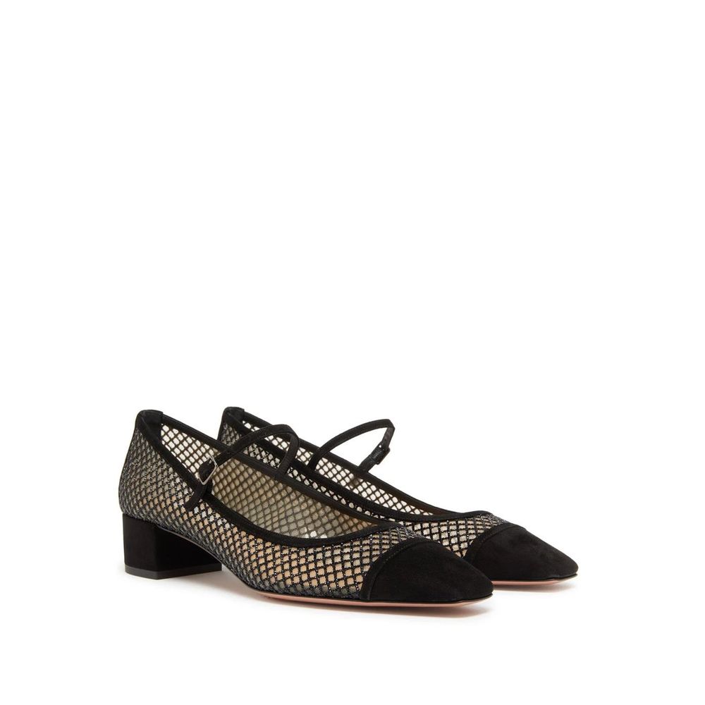 Aquazzura Mesh Mayor Crystals Pumps 35 Glam Steals