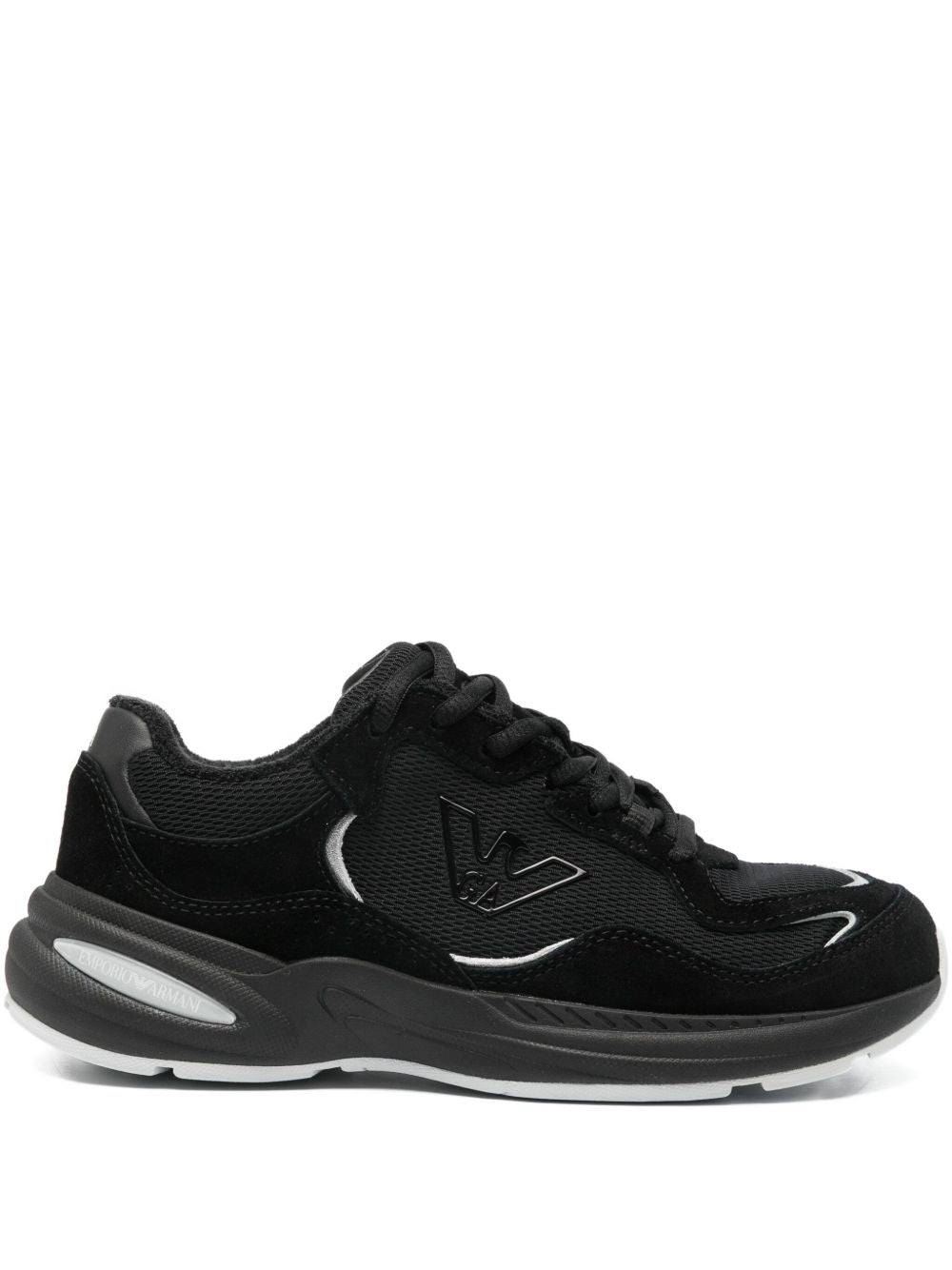 Armani Black Emporio Exclusive Sneakers Glam Steals