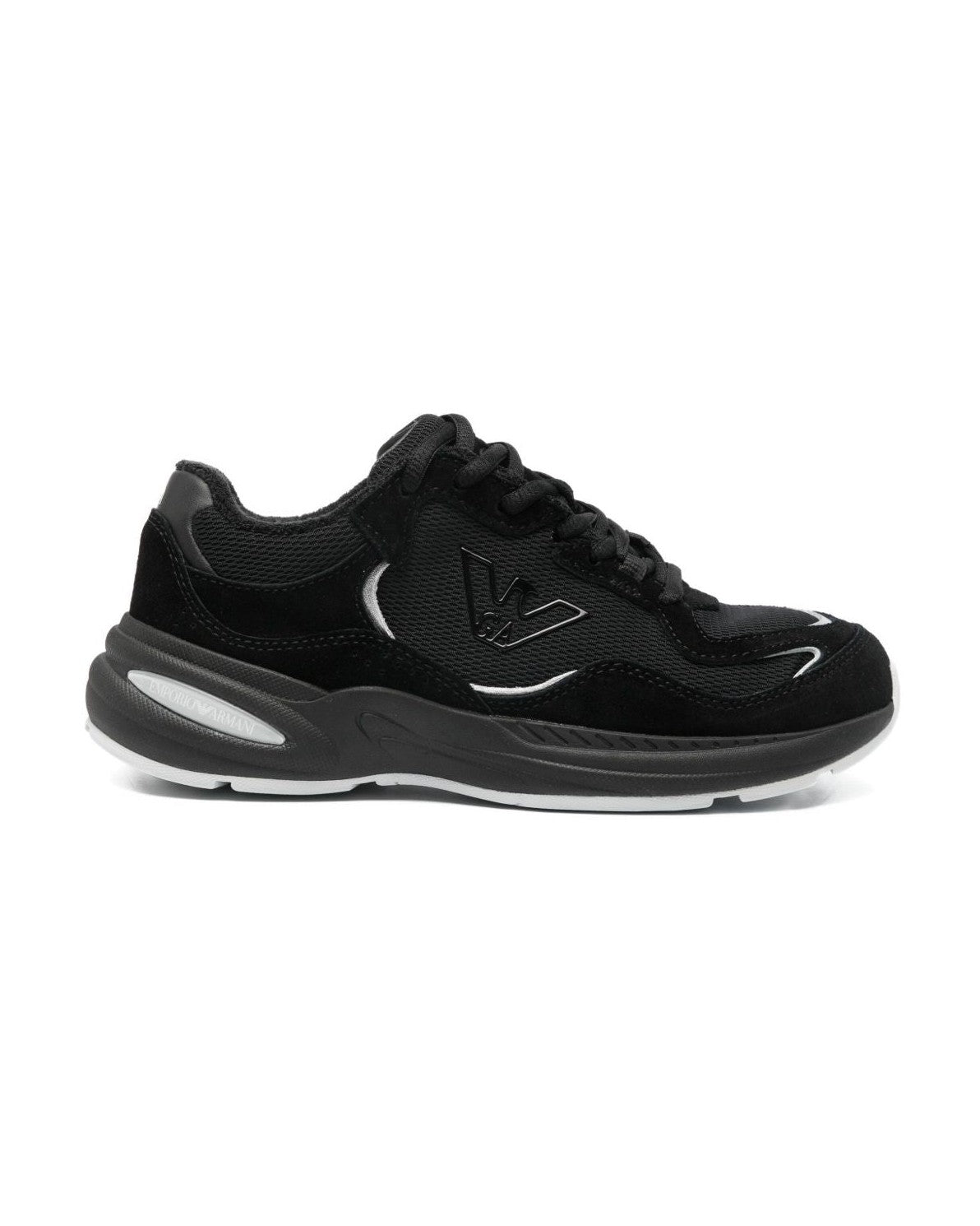 Armani Black Emporio Exclusive Sneakers Glam Steals
