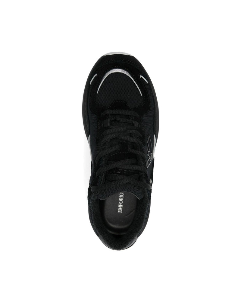 Armani Black Emporio Exclusive Sneakers Glam Steals