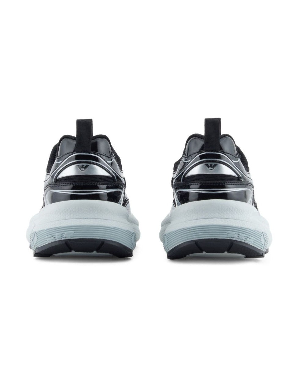 Armani Black Emporio Exclusive Sneakers Glam Steals