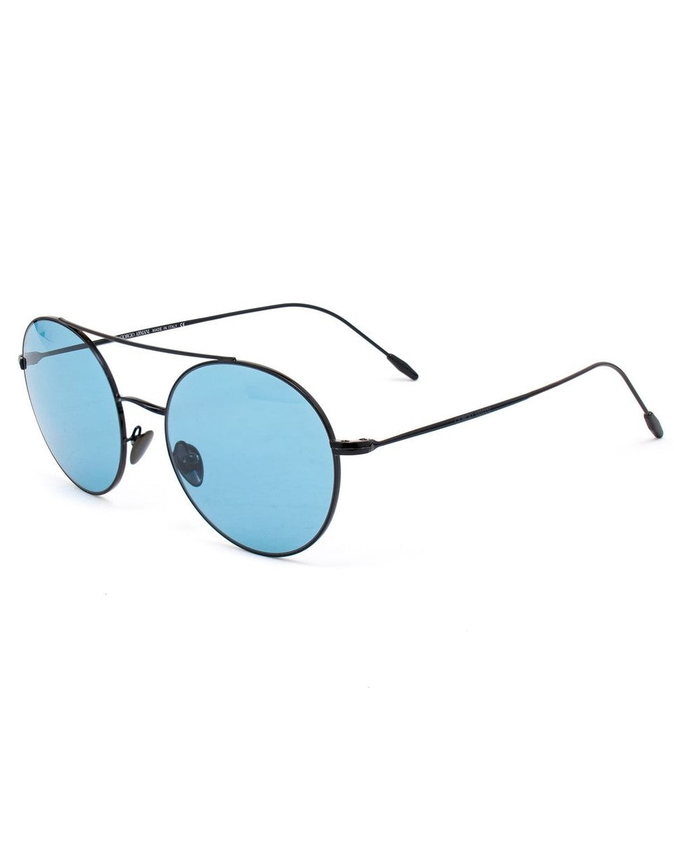 Armani Blue Metal Sunglasses Glam Steals