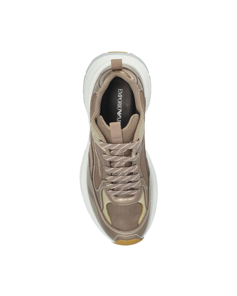 Armani Brown Emporio Exclusive Sneakers Glam Steals