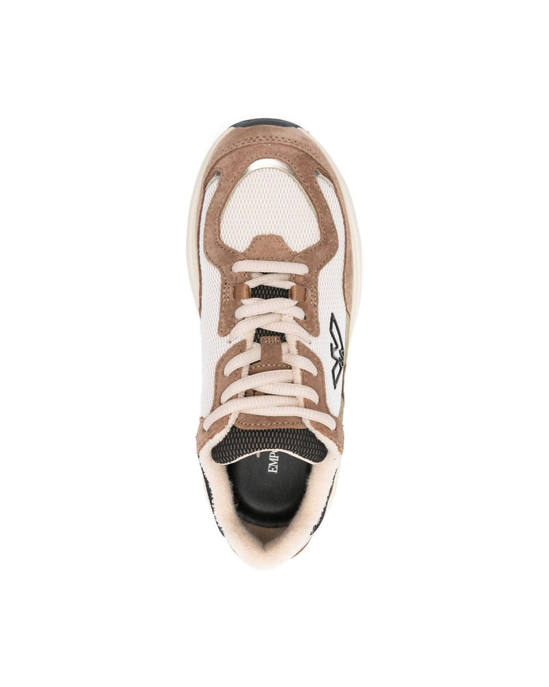 Armani Brown Emporio Exclusive Sneakers Glam Steals