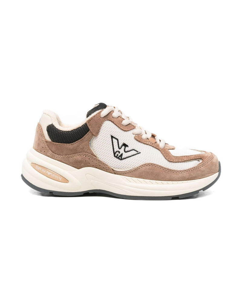 Armani Brown Emporio Exclusive Sneakers Glam Steals