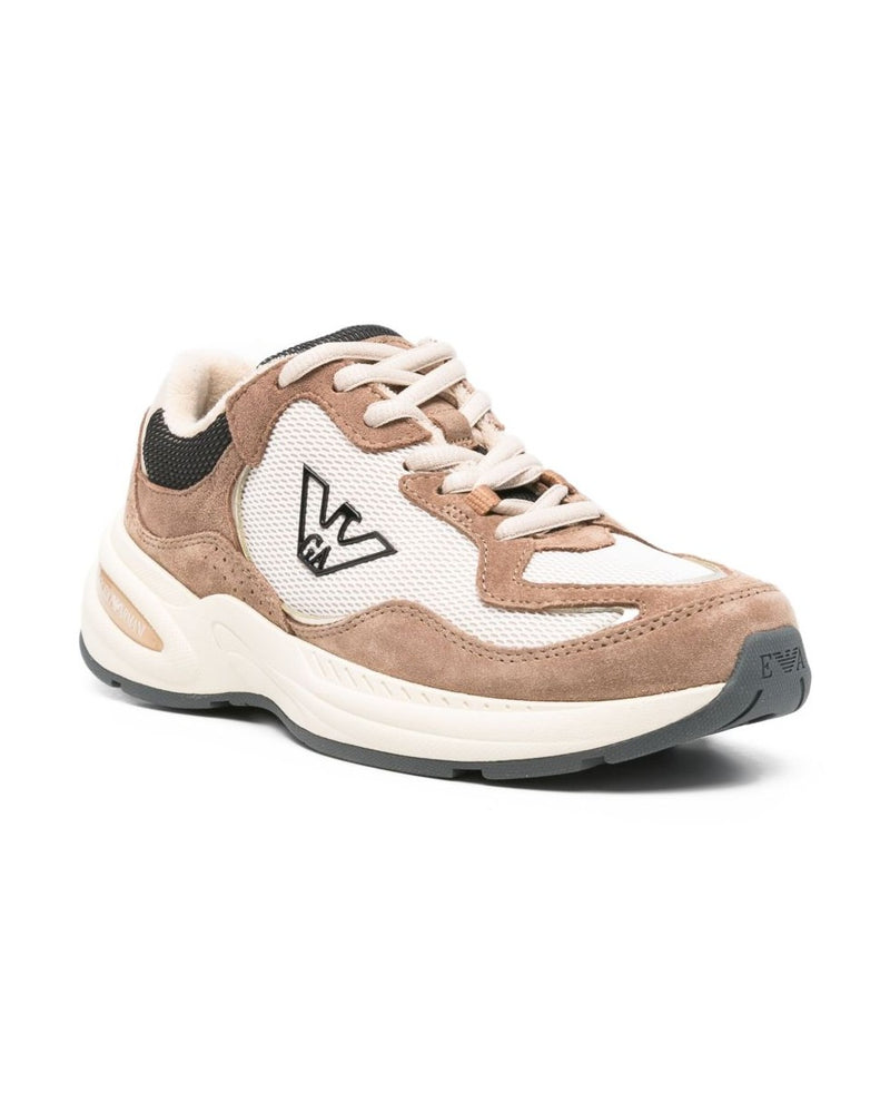 Armani Brown Emporio Exclusive Sneakers Glam Steals