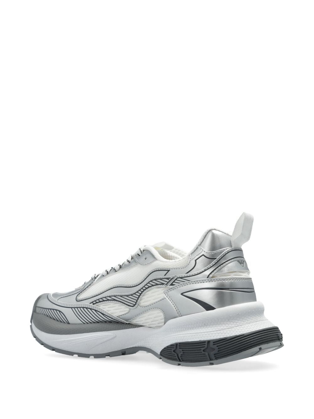 Armani Emporio Exclusive Logo Embossed Sneakers Glam Steals