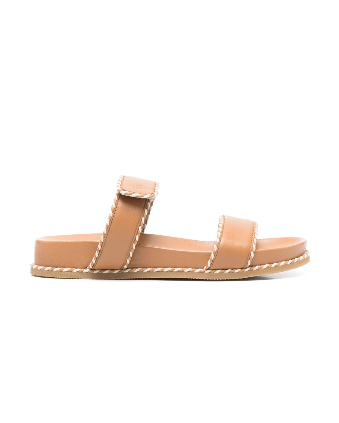Armani Emporio Exclusive Sandals with Nappa Strap and Two Tone Profiles