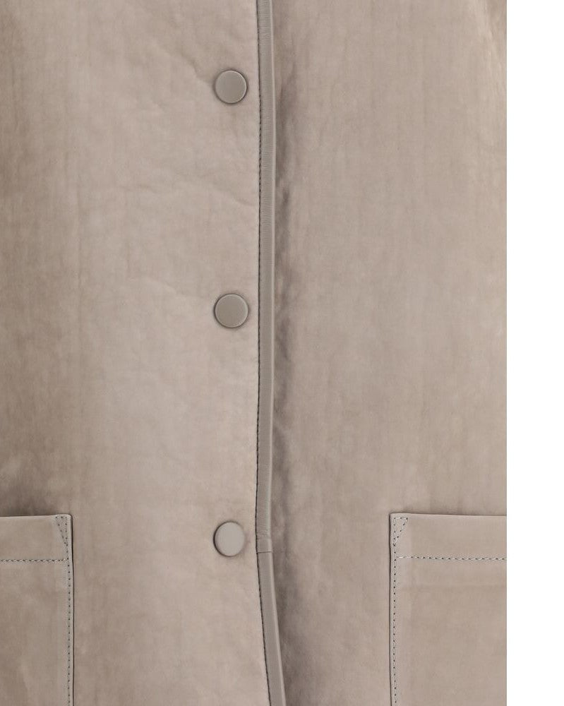 Armani Gray Leather Giorgio Calf Bos Taurus Clothing Glam Steals