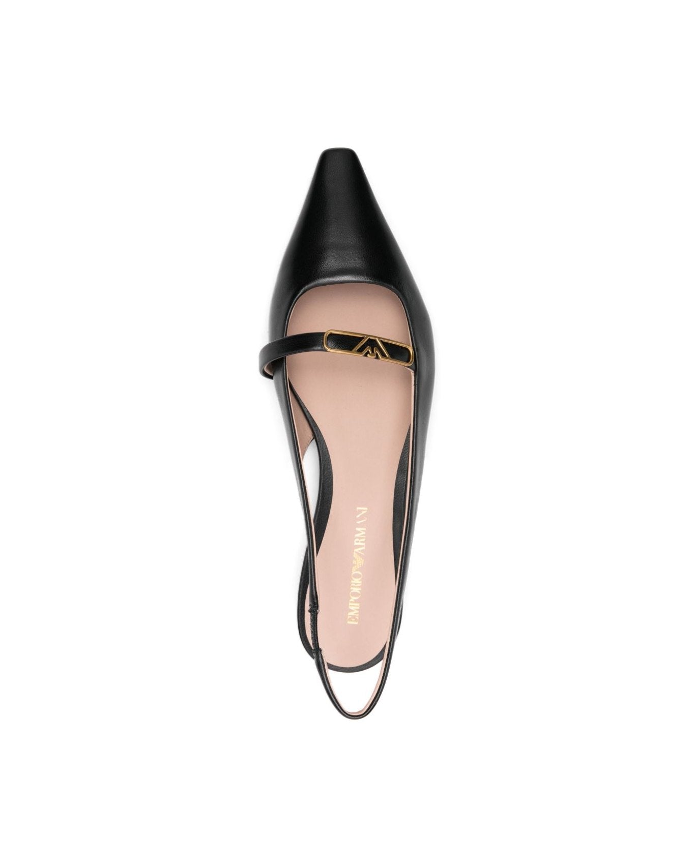 Armani Leather Emporio Exclusive Ballet Flats Glam Steals