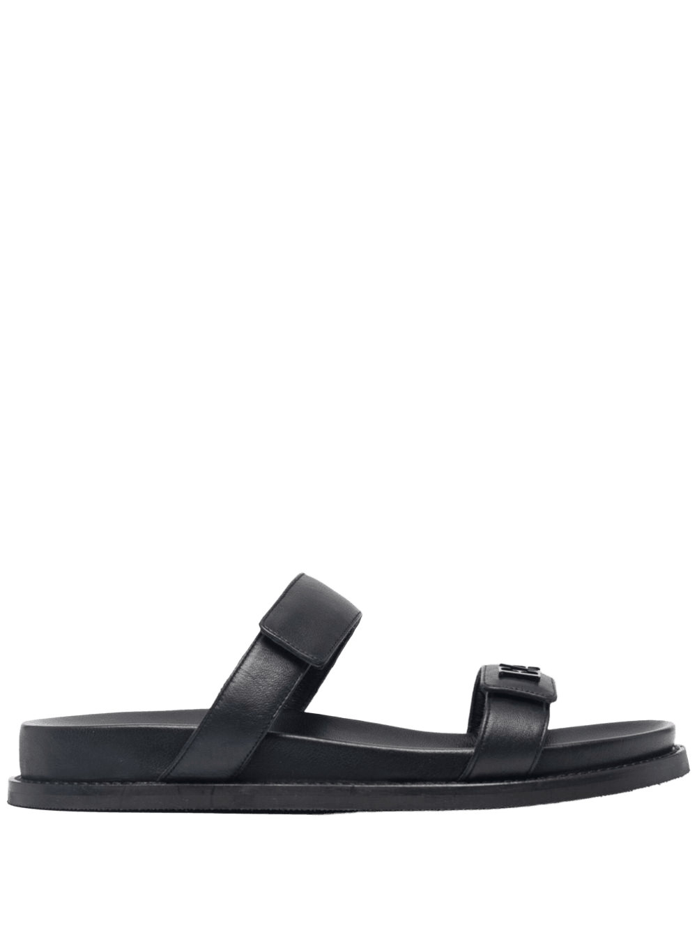 Armani Leather Emporio Exclusive Double Strap Sandals