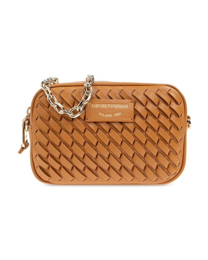 Armani Leather Emporio Exclusive Shoulder Bag Glam Steals