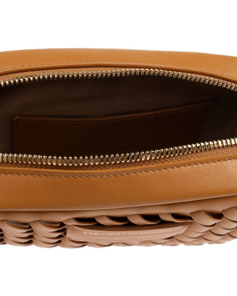 Armani Leather Emporio Exclusive Shoulder Bag Glam Steals