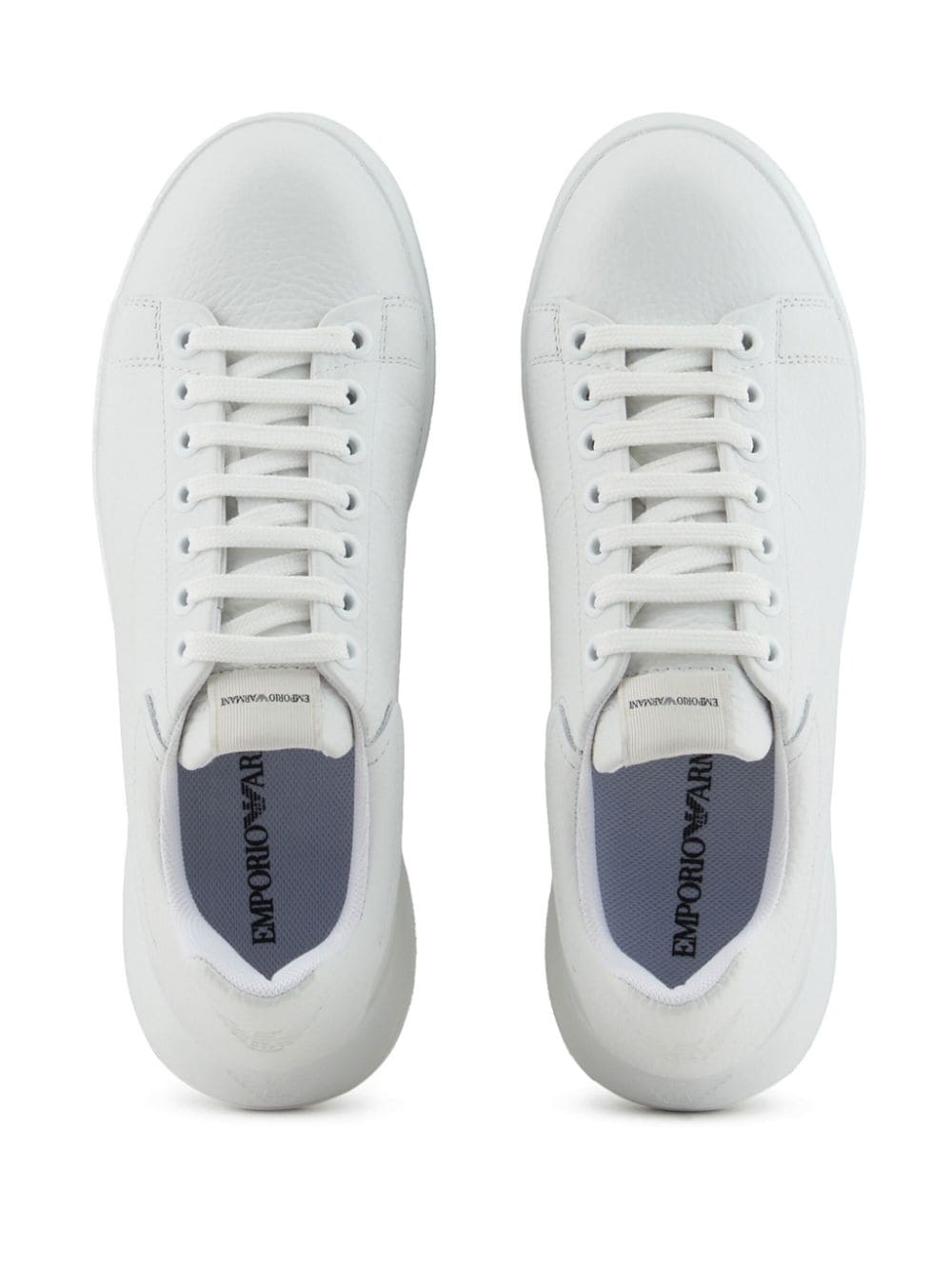 Armani Leather Emporio Exclusive Sneakers Glam Steals