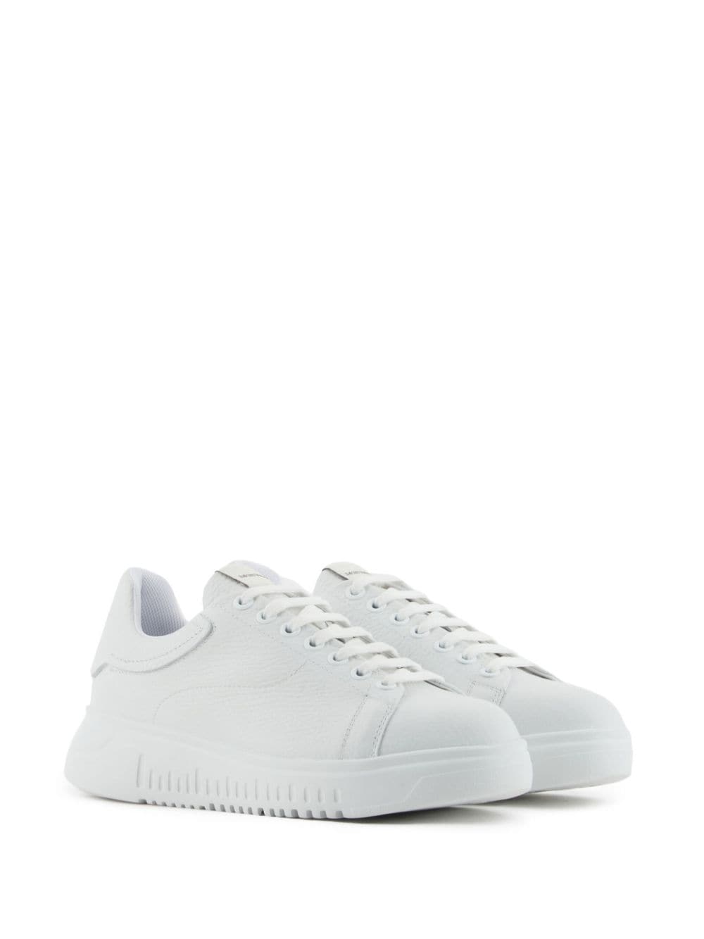 Armani Leather Emporio Exclusive Sneakers Glam Steals
