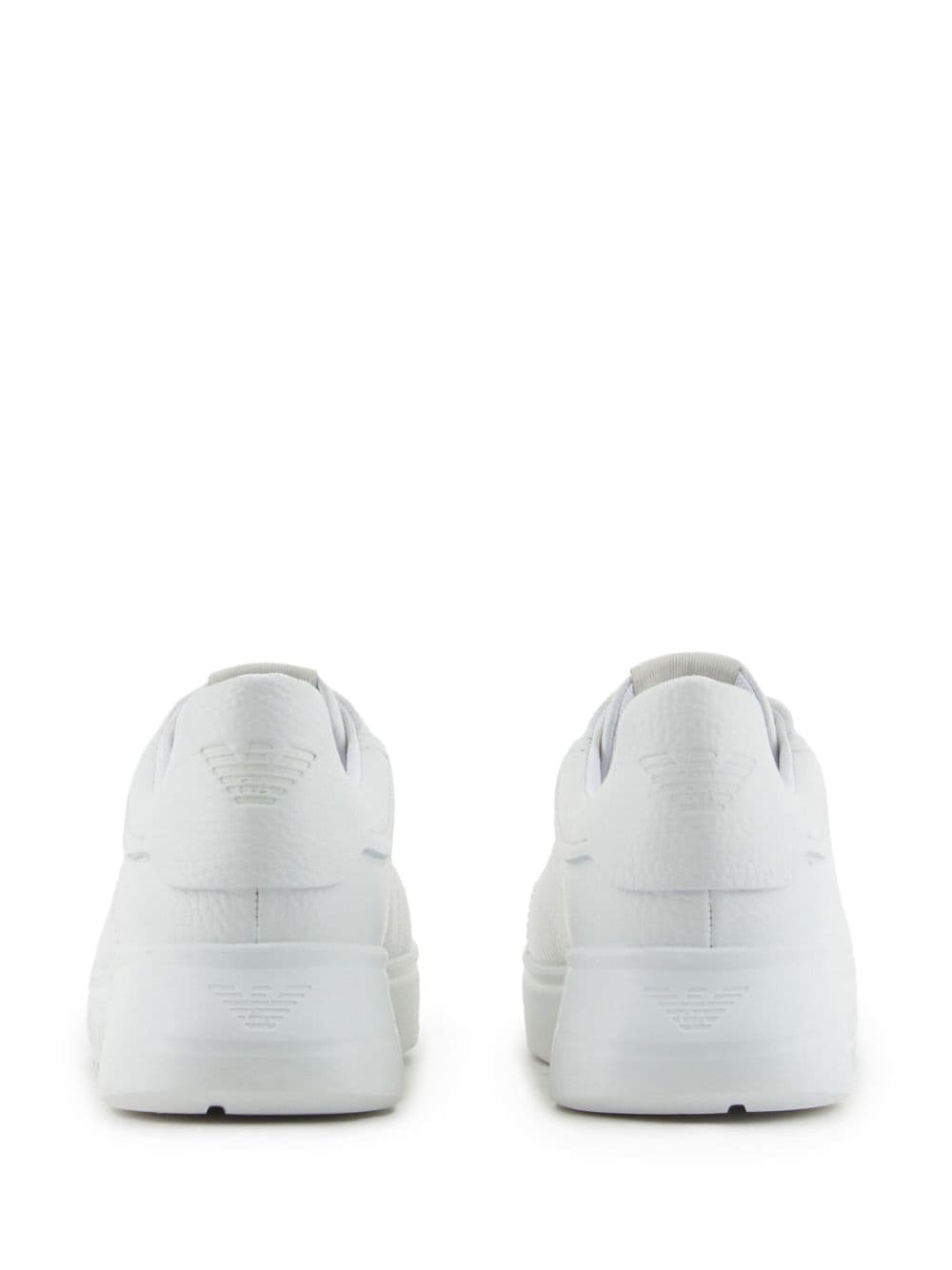 Armani Leather Emporio Exclusive Sneakers Glam Steals
